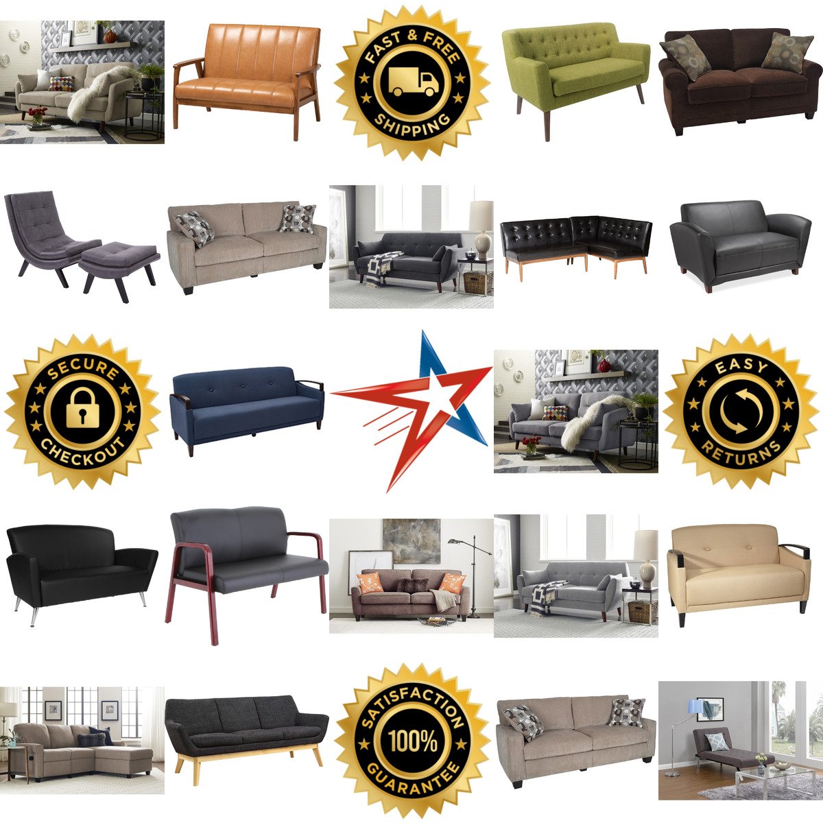 A selection of Sofas and Lounge Chairs products on GoVets