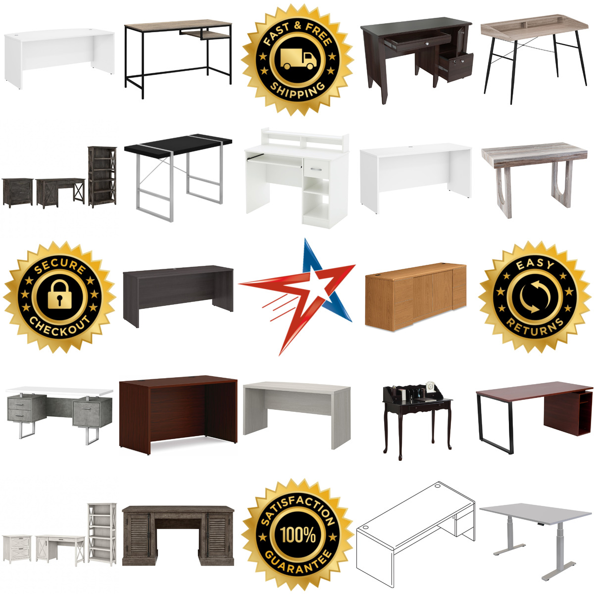 A selection of Computer Desks products on GoVets