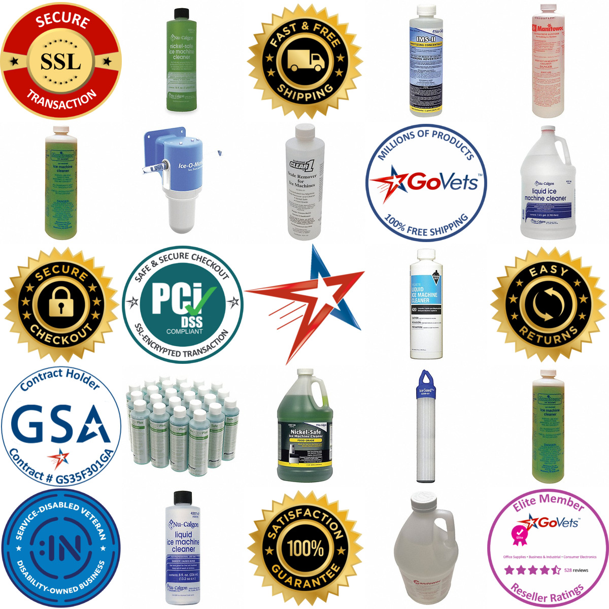 A selection of Ice Maker Cleaners and Sanitizers products on GoVets