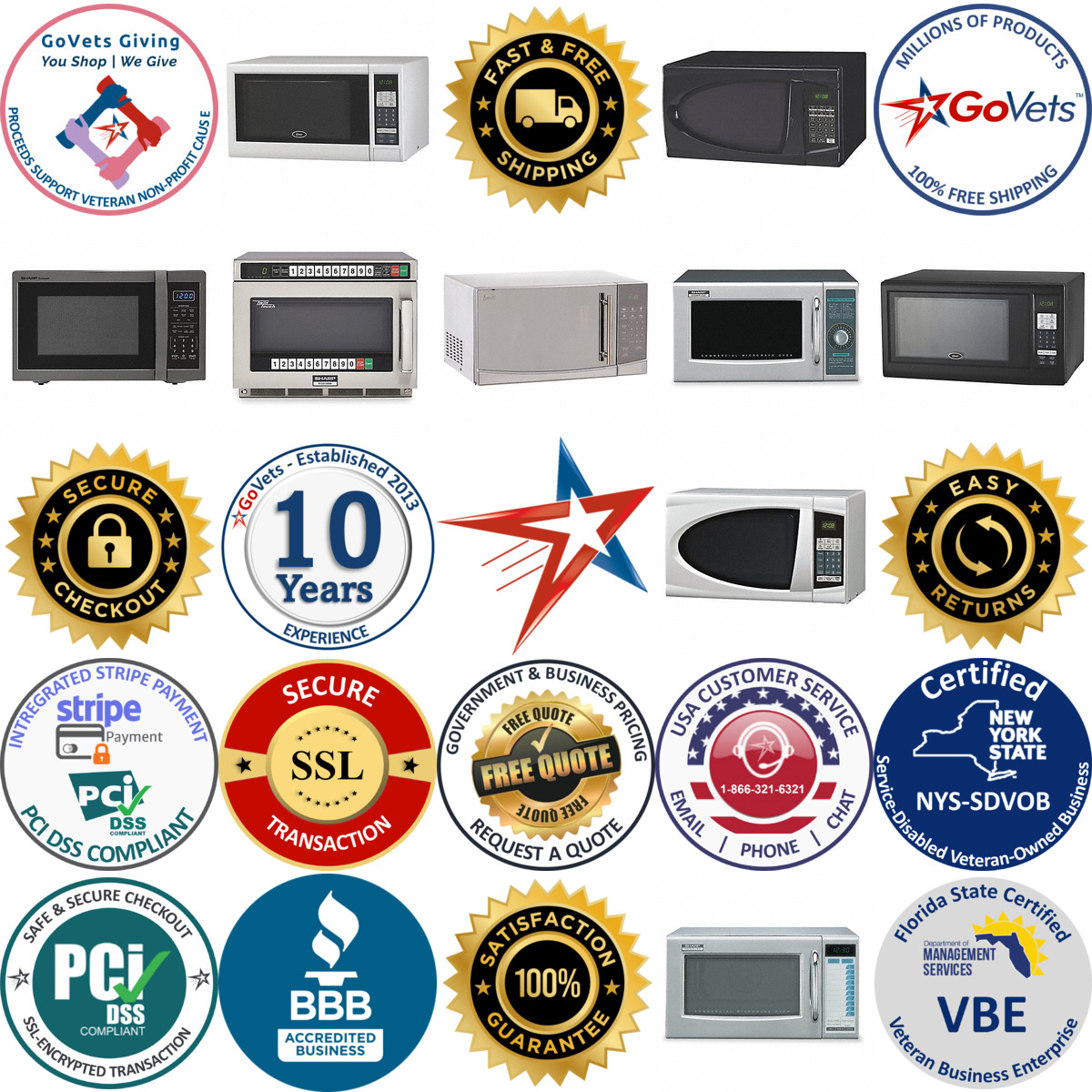 A selection of Microwave Ovens products on GoVets