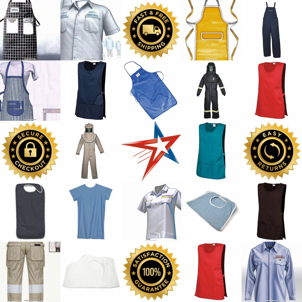 A selection of Food Service Apparel products on GoVets