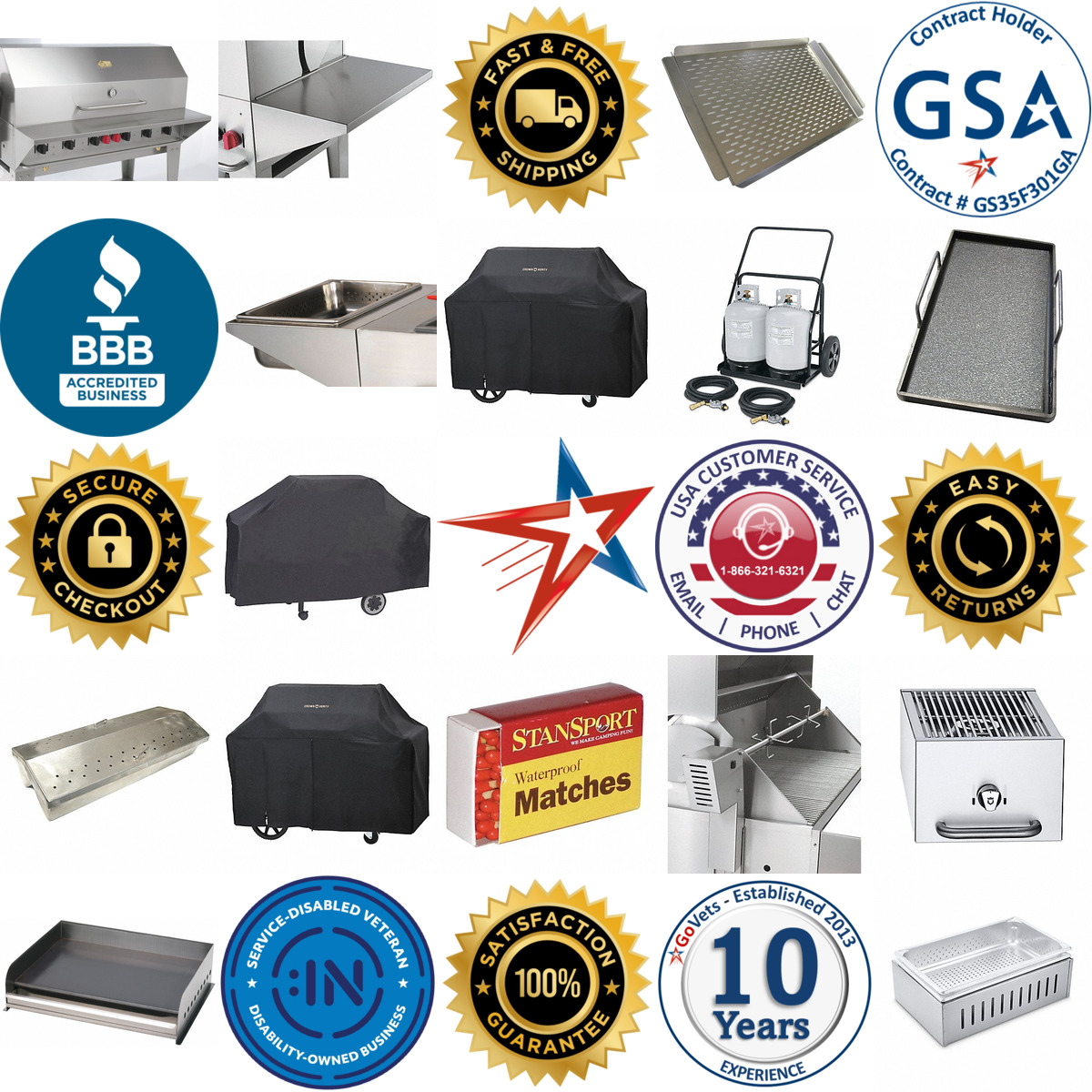 A selection of Outdoor Grill Accessories products on GoVets