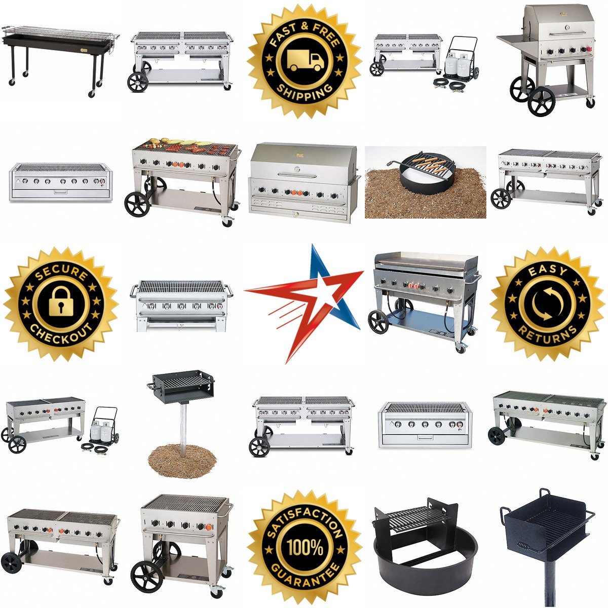 A selection of Outdoor Grills and Griddles products on GoVets