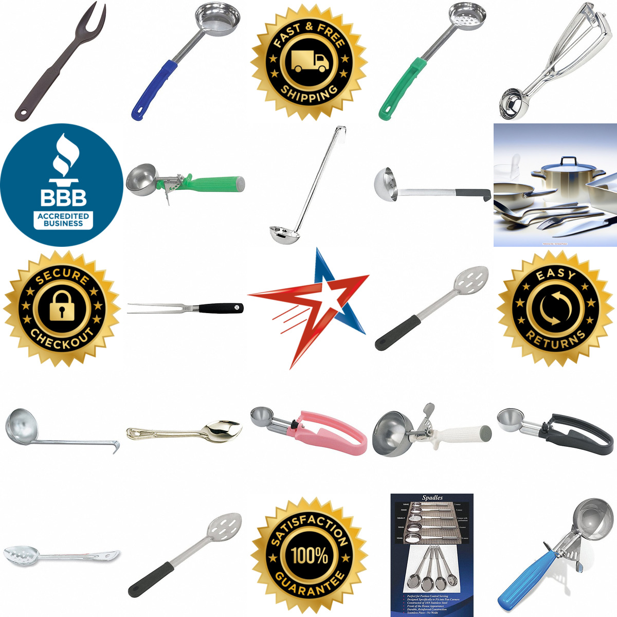 A selection of Serving Utensils products on GoVets