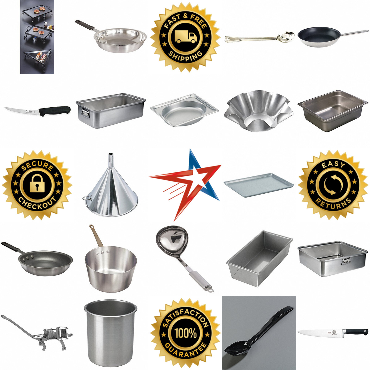 A selection of Food Service Cookware and Preparation products on GoVets