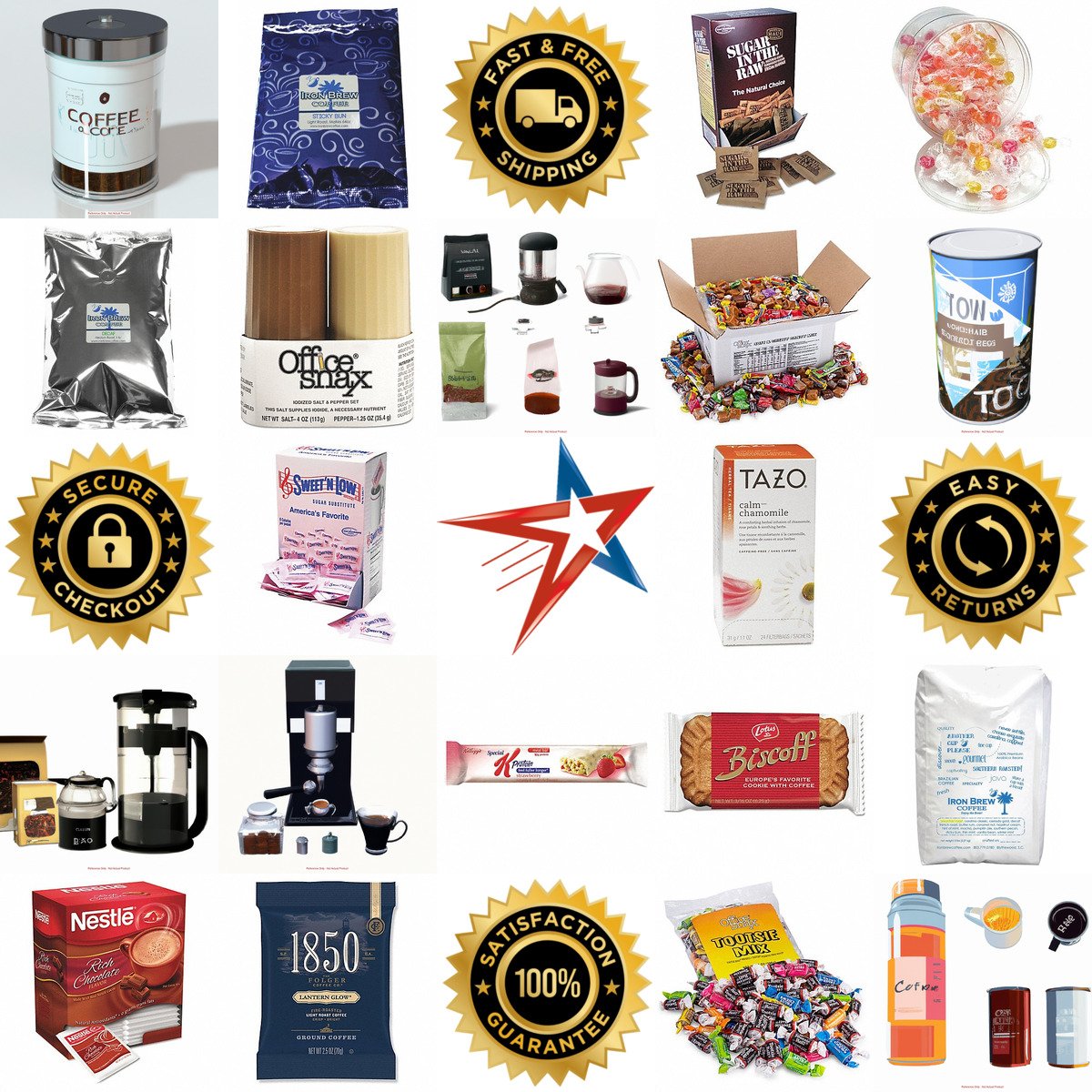 A selection of Food Service Snack Foods and Condiments products on GoVets