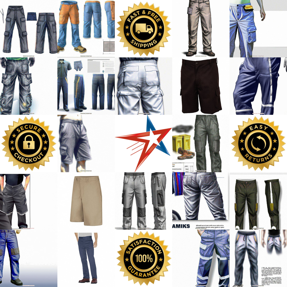 A selection of Pants and Shorts products on GoVets