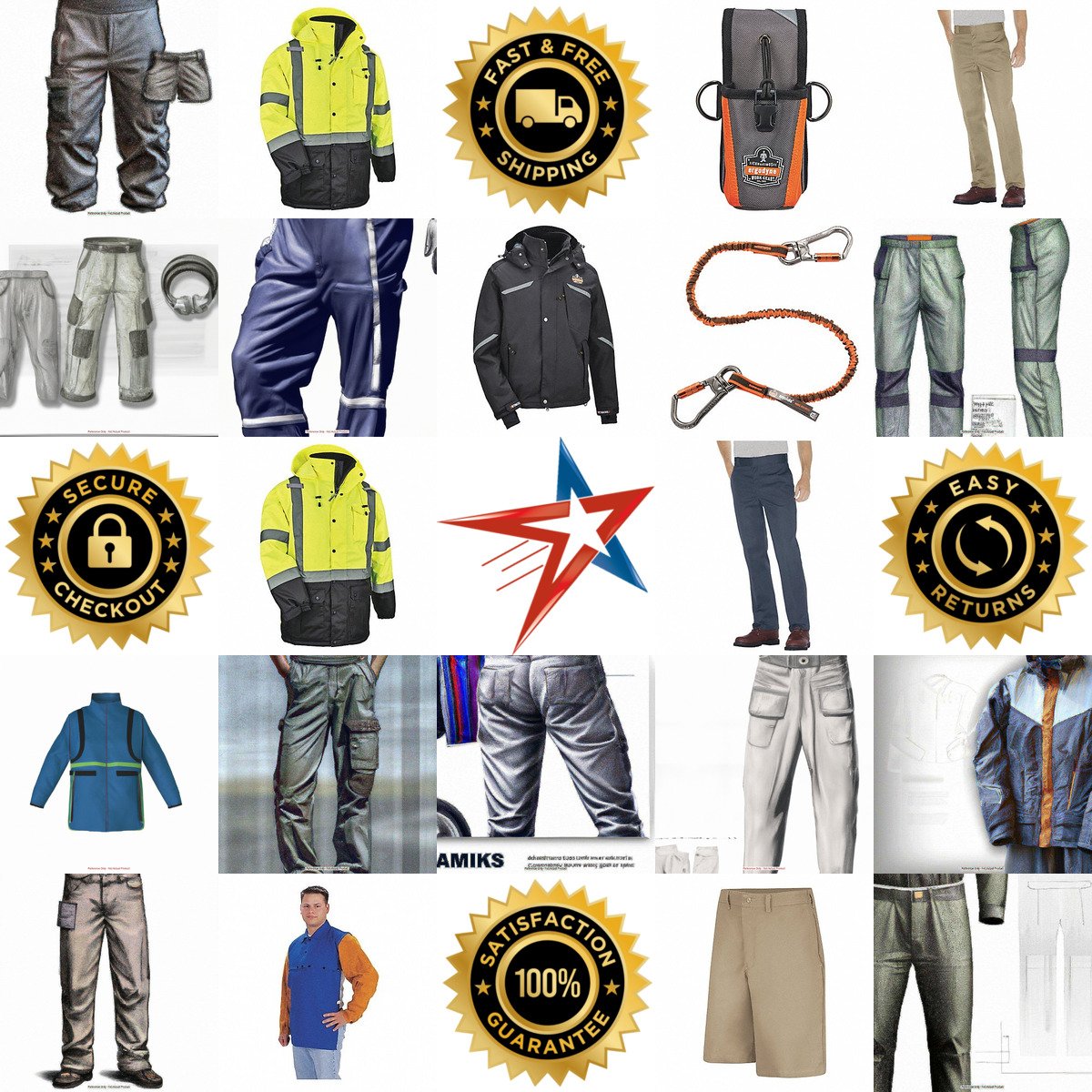 A selection of Hospitality Uniforms and Workwear products on GoVets