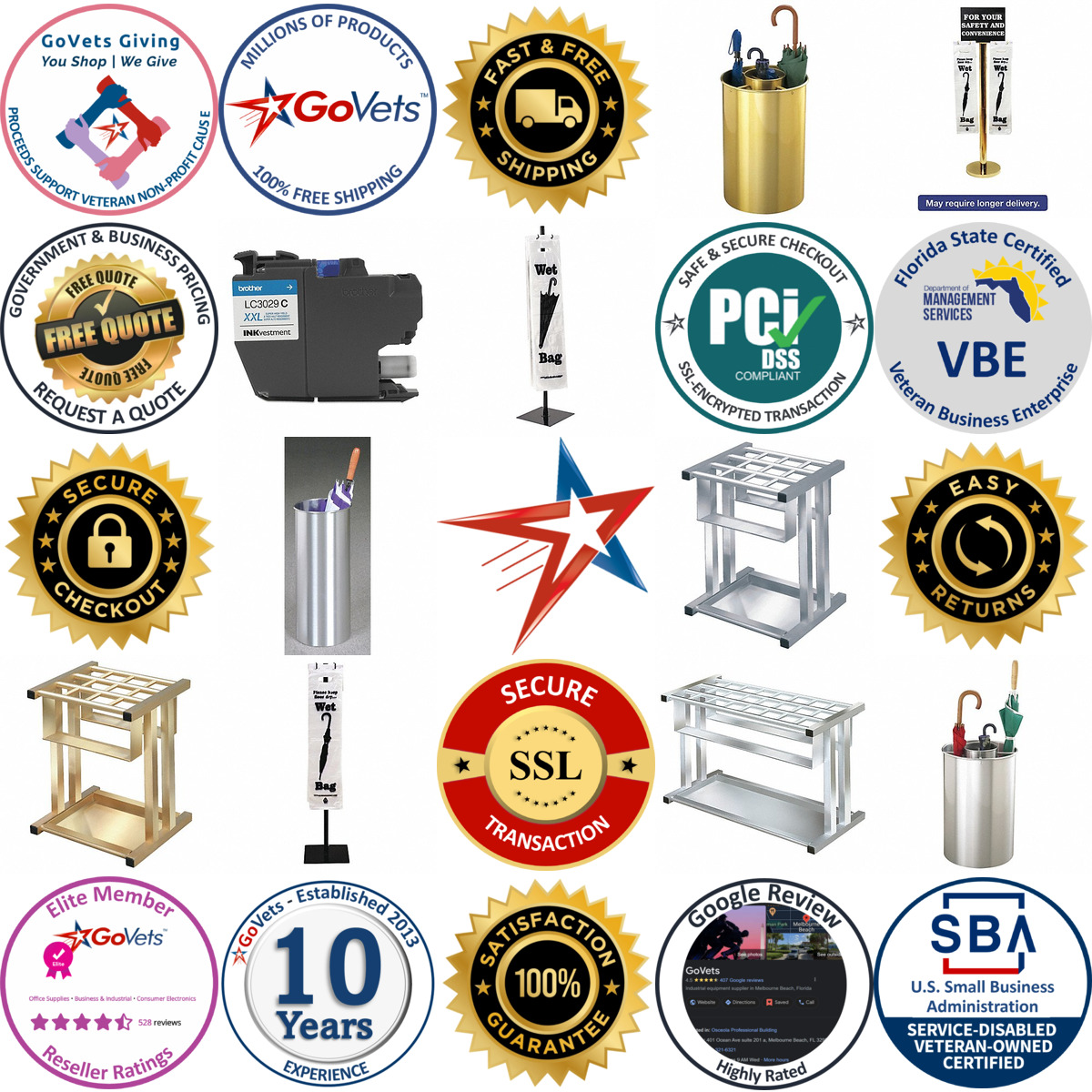 A selection of Umbrella Stands products on GoVets