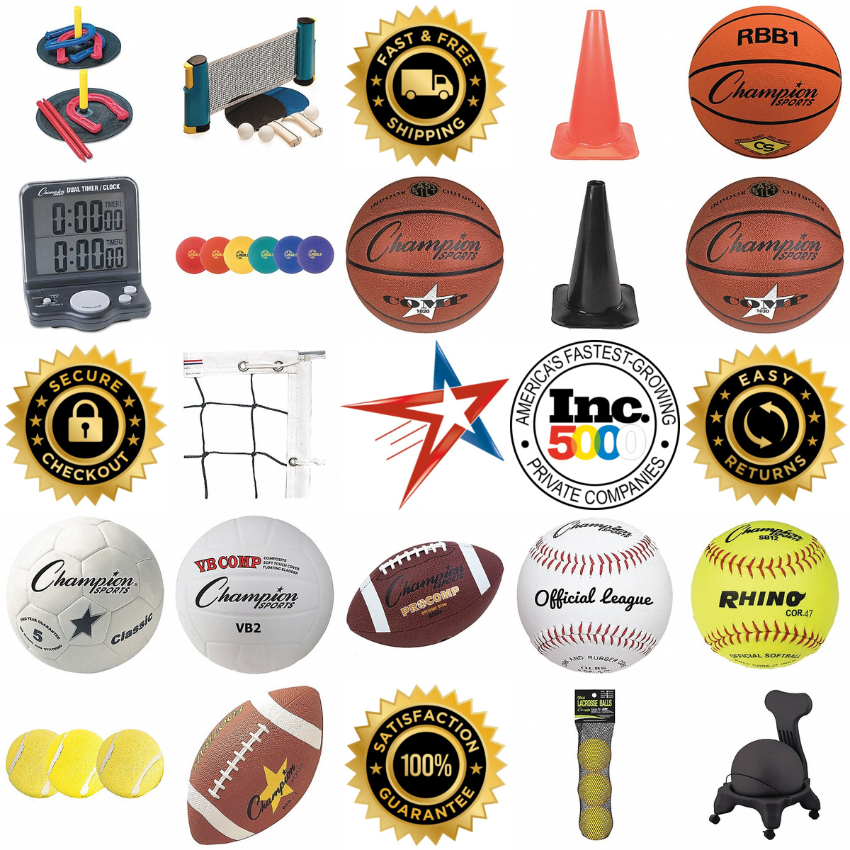 A selection of Game Balls products on GoVets