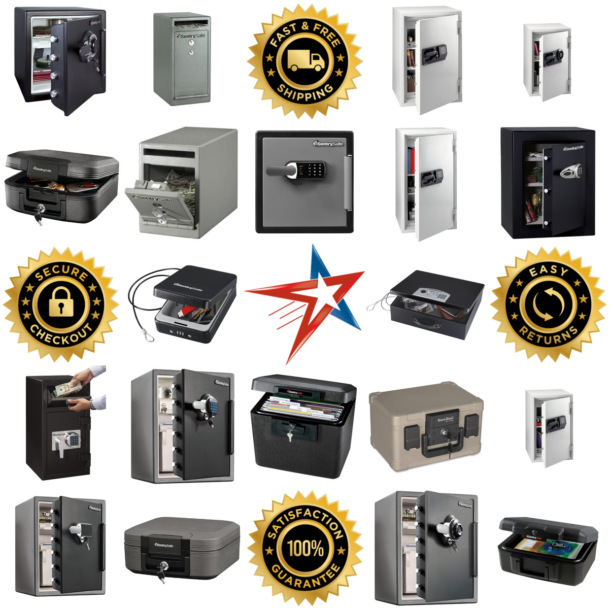 A selection of Safes products on GoVets