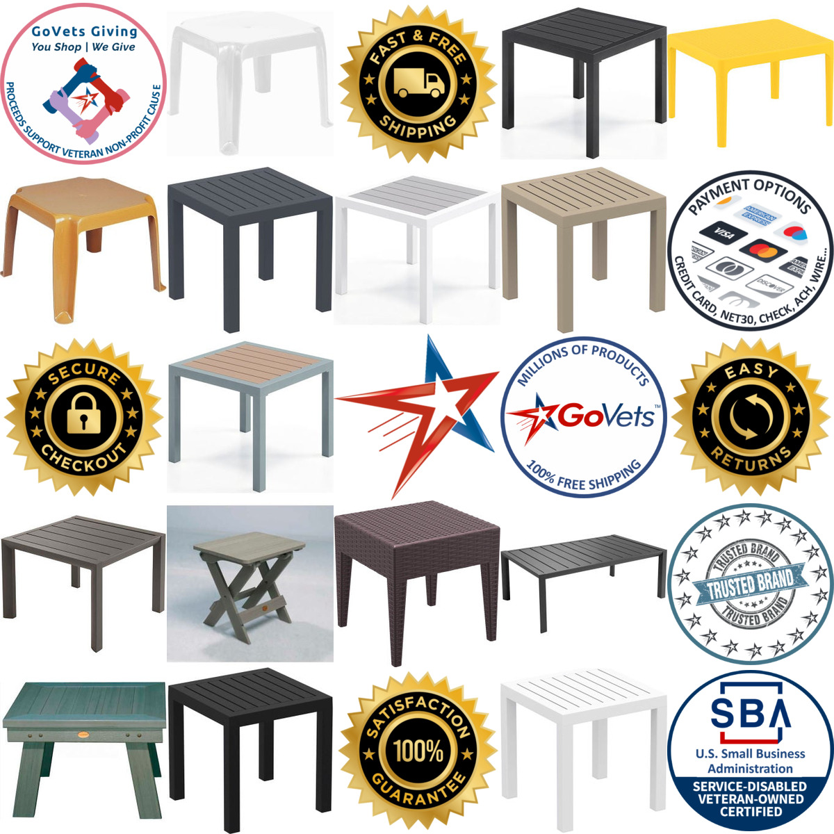 A selection of Side Tables products on GoVets