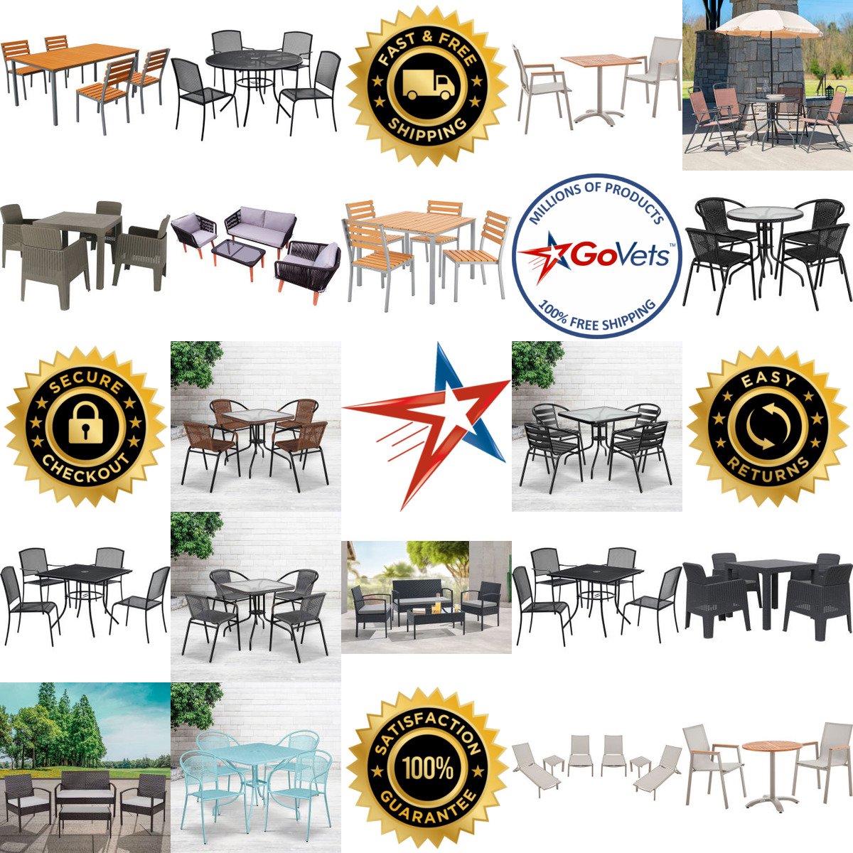 A selection of Patio Furniture and Dining Sets products on GoVets