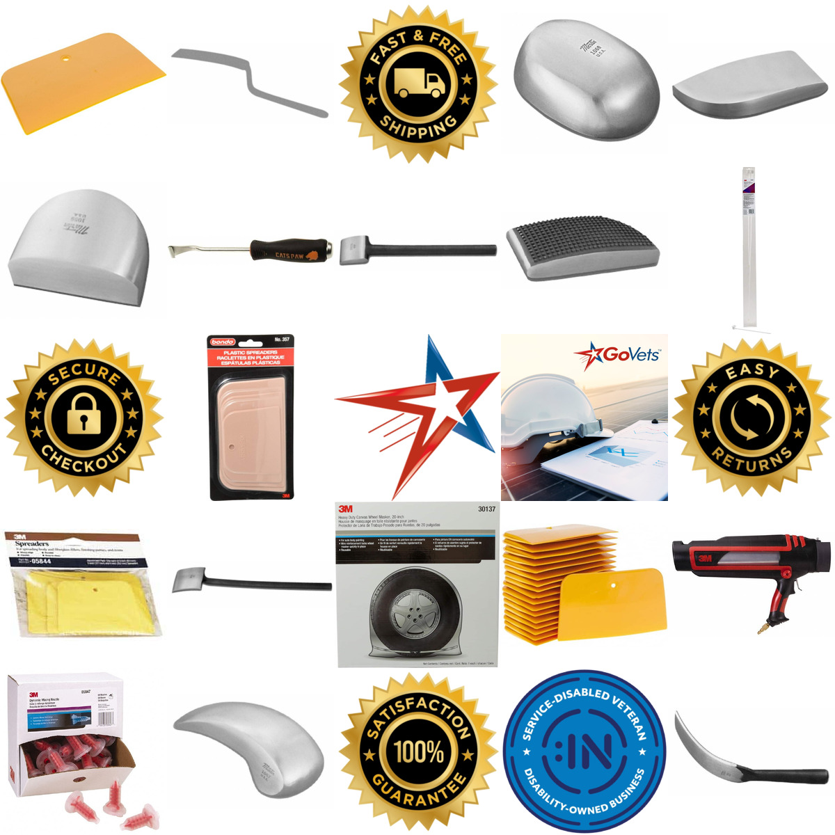 A selection of Body Shop Tools products on GoVets