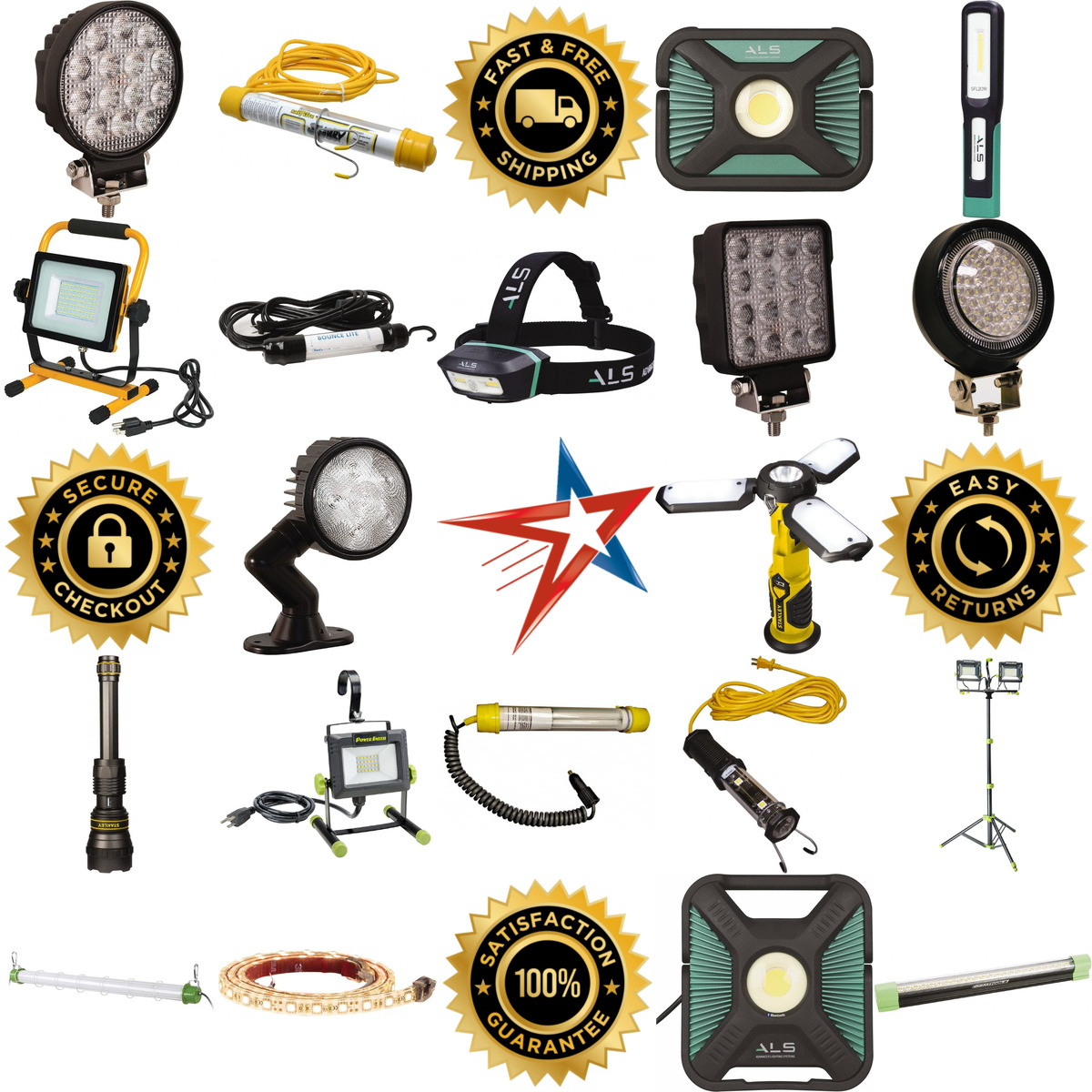 A selection of Garage Work Lights products on GoVets