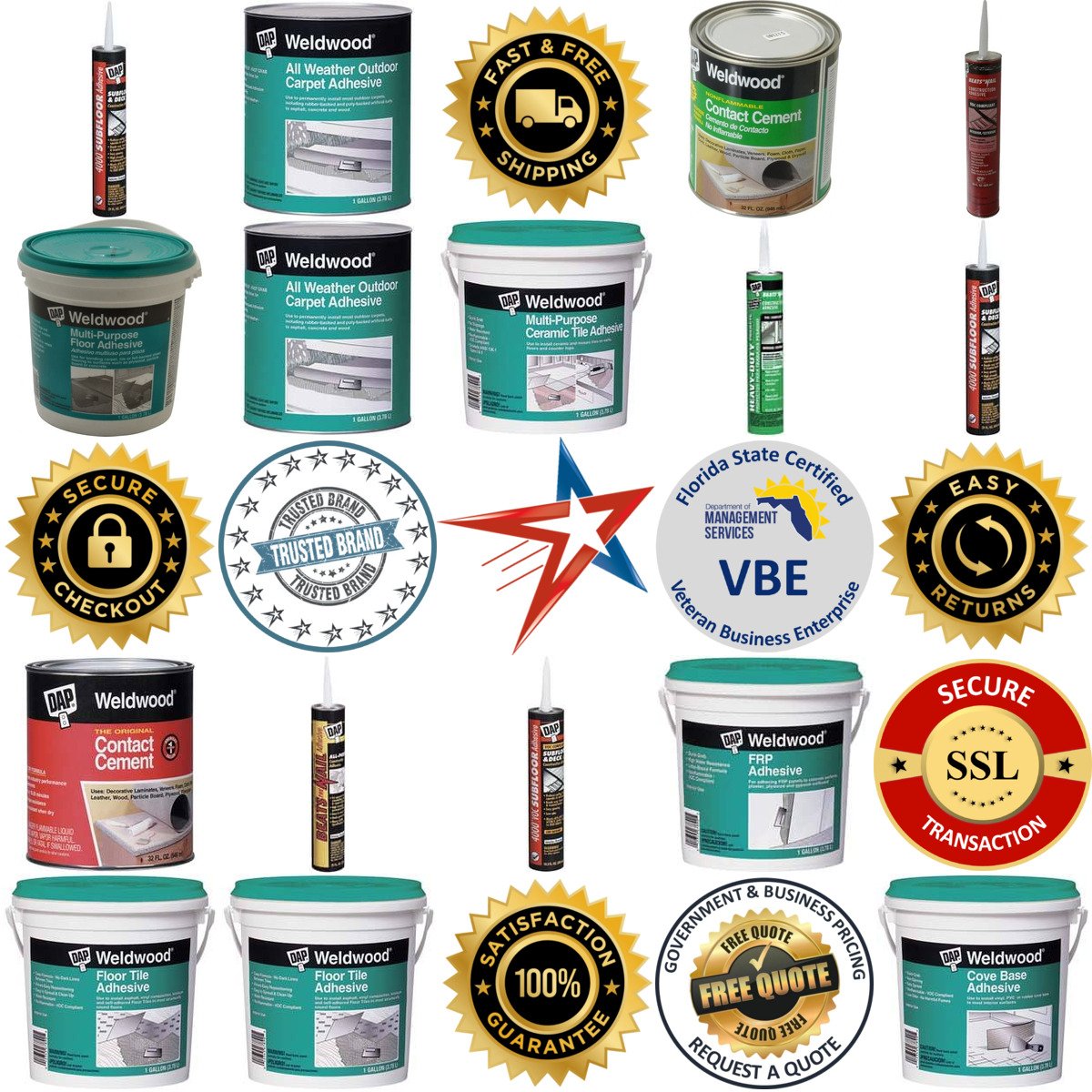 A selection of dap. products on GoVets