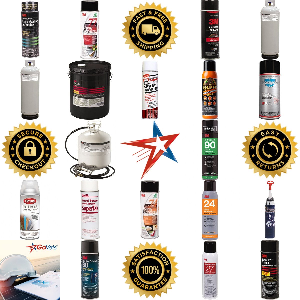 A selection of Spray Adhesives products on GoVets