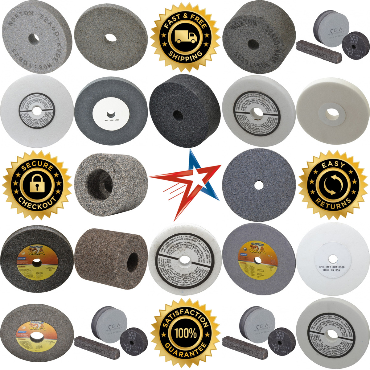 A selection of Internal Grinding Wheels products on GoVets