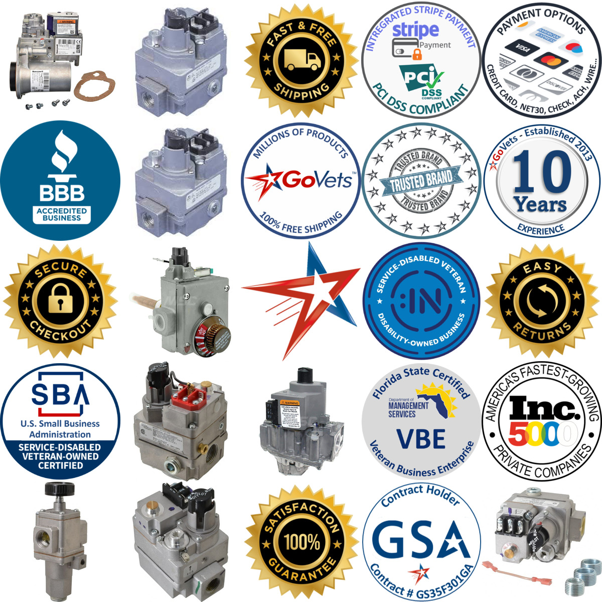 A selection of Valves products on GoVets