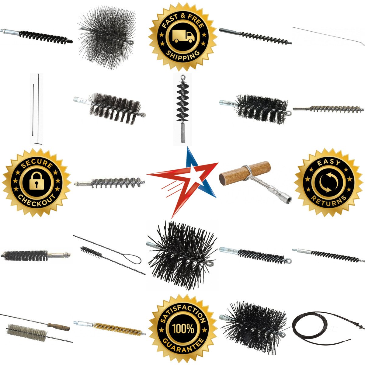 A selection of Brushes Handles and Rods products on GoVets