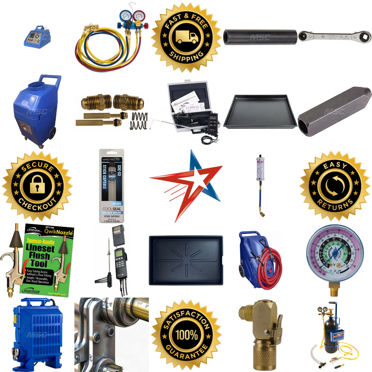 A selection of Service Equipment products on GoVets