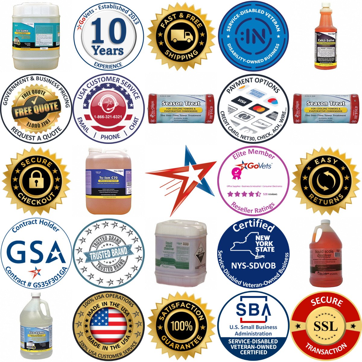 A selection of Scale Inhibitors and Removers products on GoVets