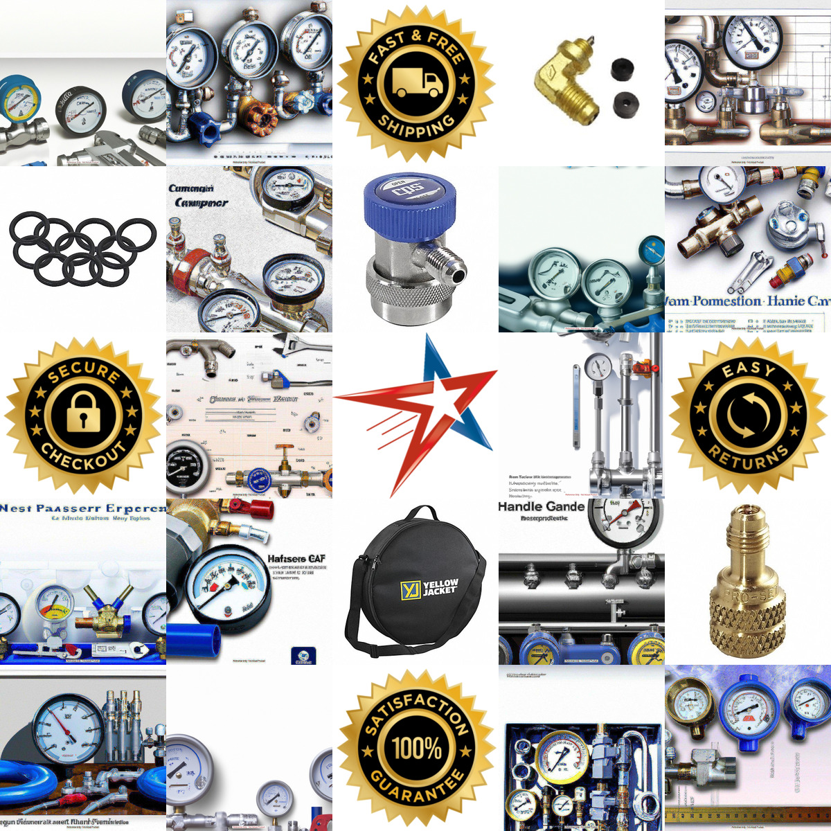 A selection of Manifold Gauge Set Accessories products on GoVets