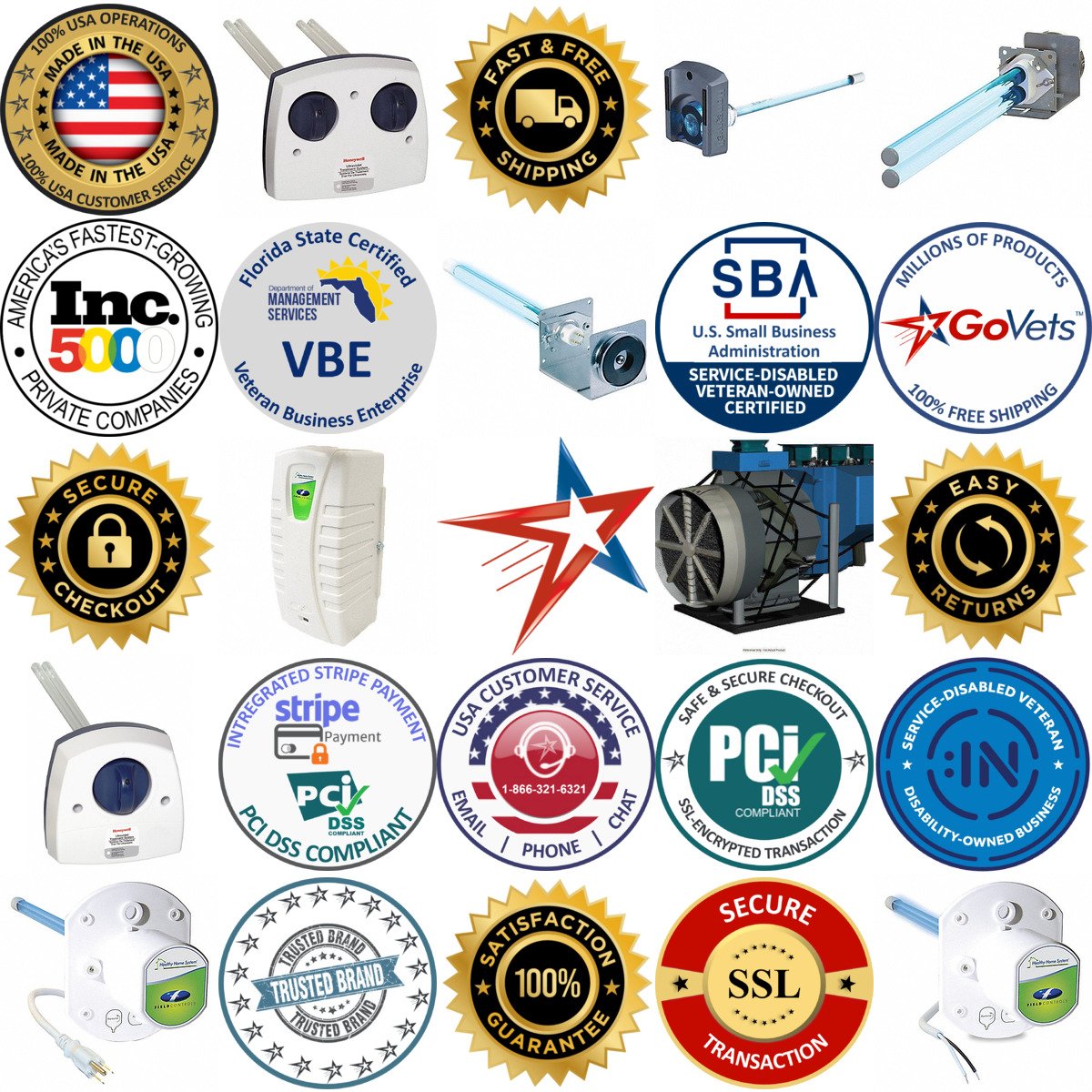 A selection of Duct Mount uv c Bulb Air Cleaners products on GoVets