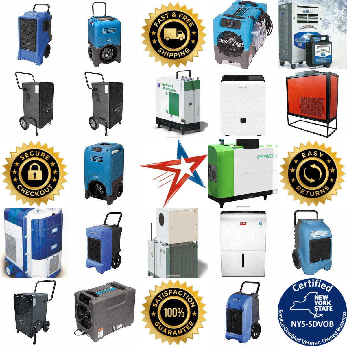 A selection of Portable Refrigerant Dehumidifiers products on GoVets