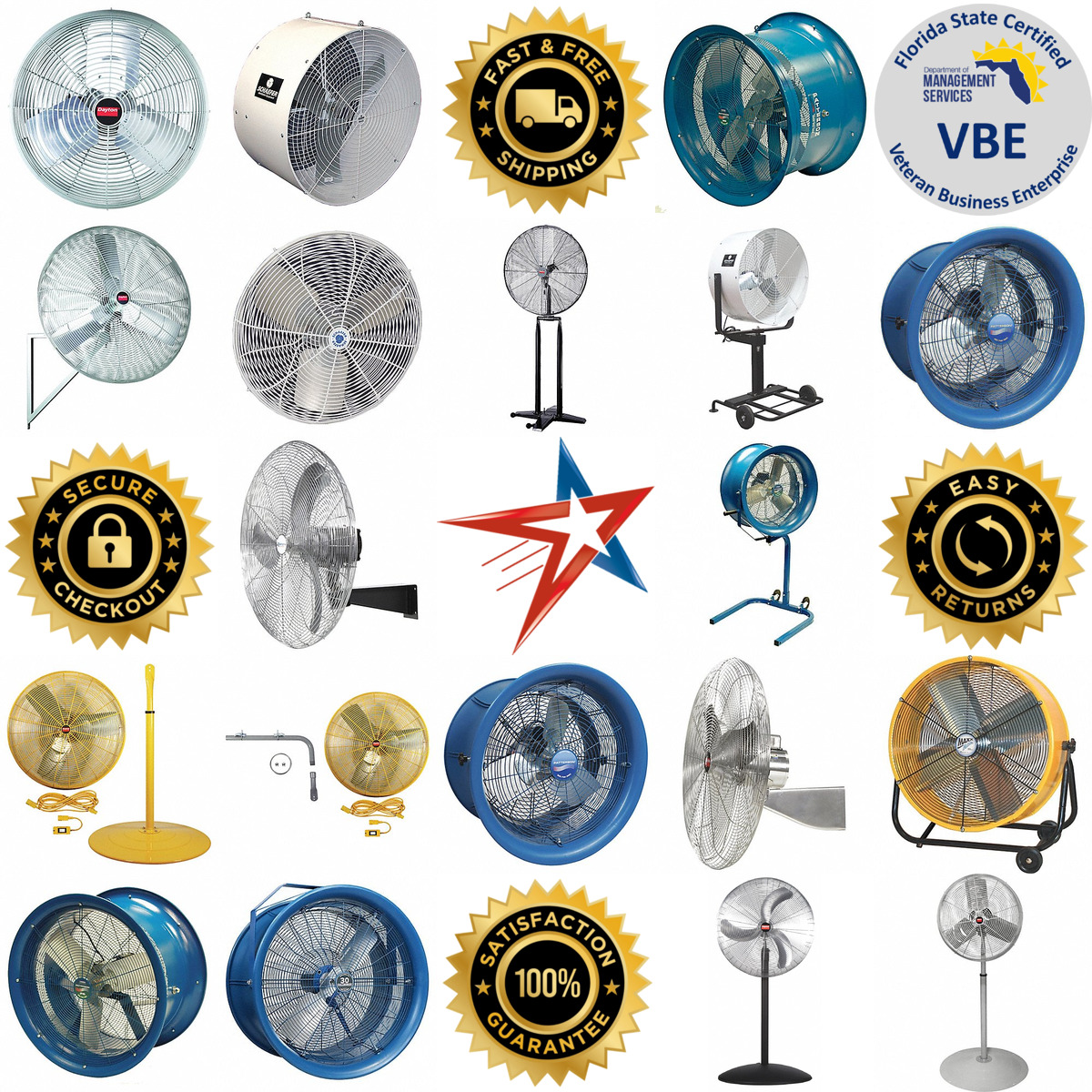 A selection of Industrial Fans products on GoVets