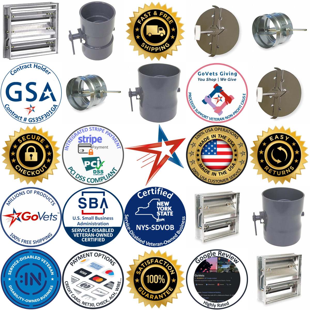 A selection of Dampers products on GoVets