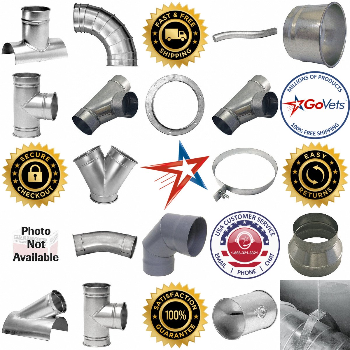 A selection of Duct Fittings products on GoVets