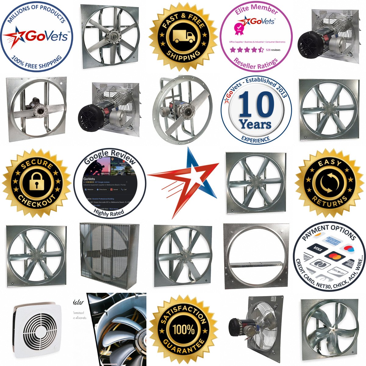 A selection of Exhaust Fans products on GoVets