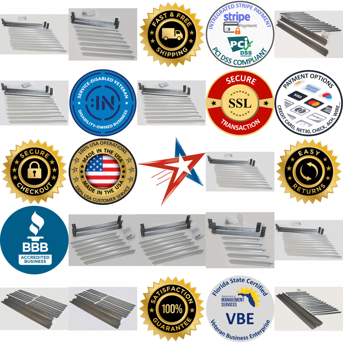 A selection of Gas Wall and Ceiling Unit Heater Louvers products on GoVets