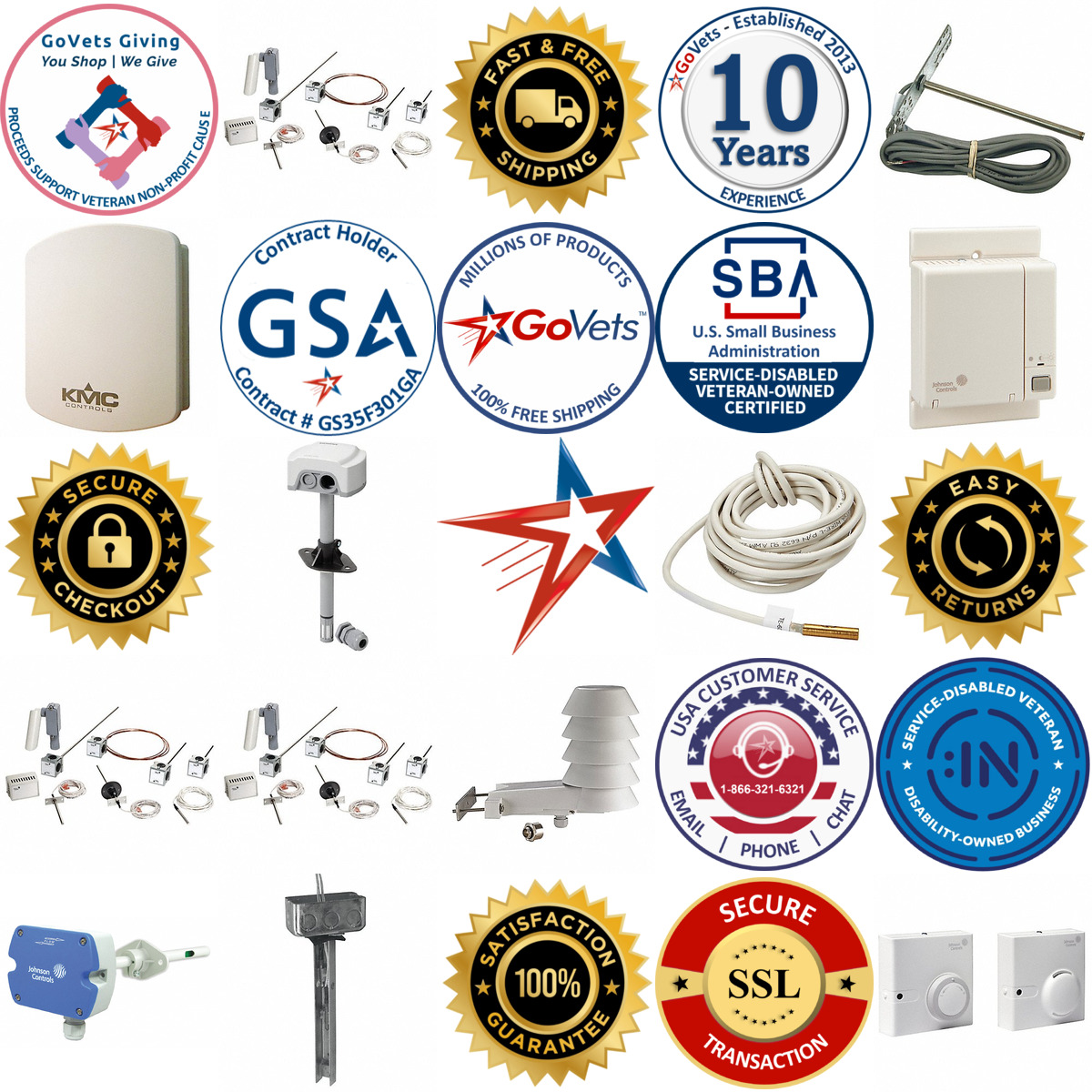 A selection of Building Automation Control Accessories products on GoVets