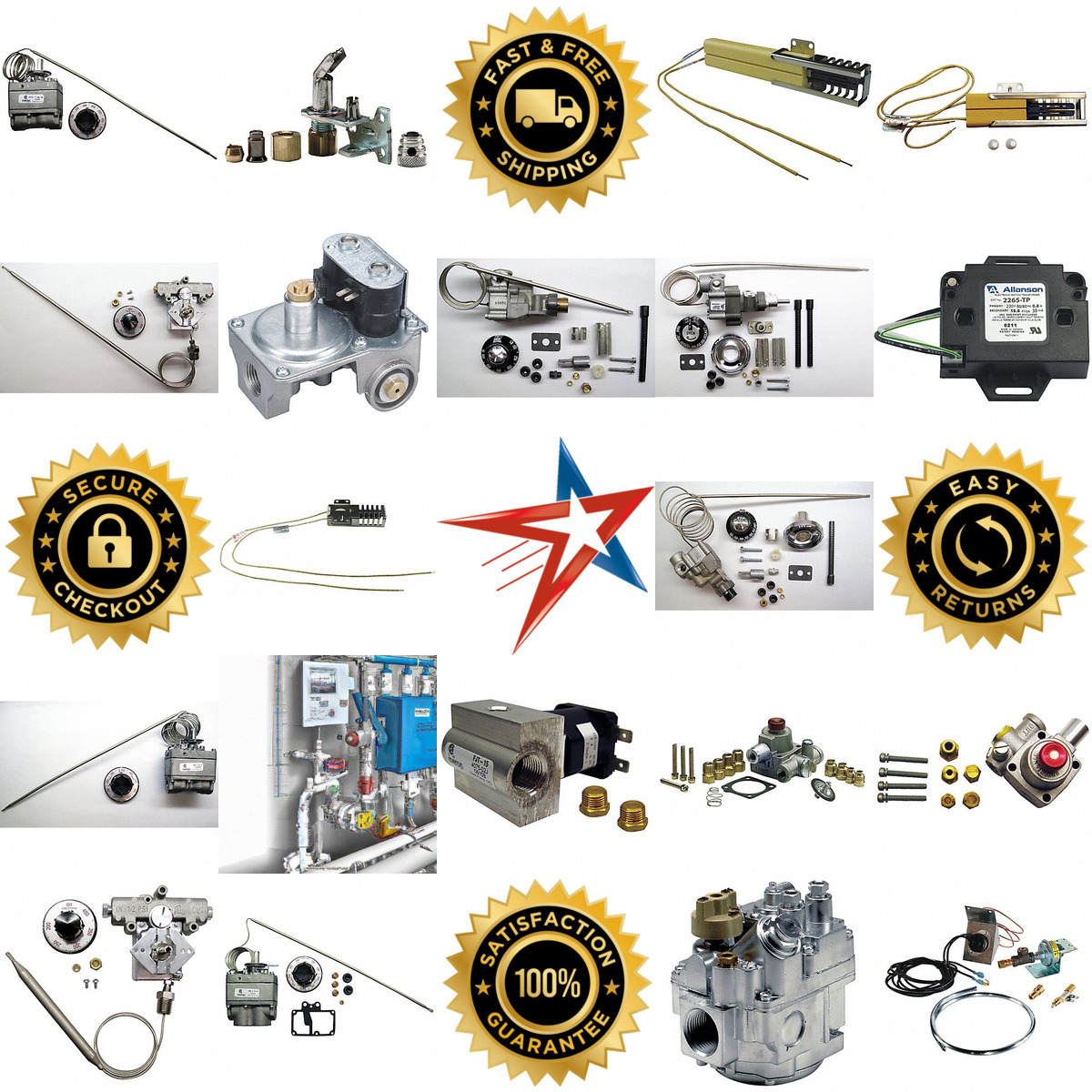 A selection of Gas Appliance Controls products on GoVets