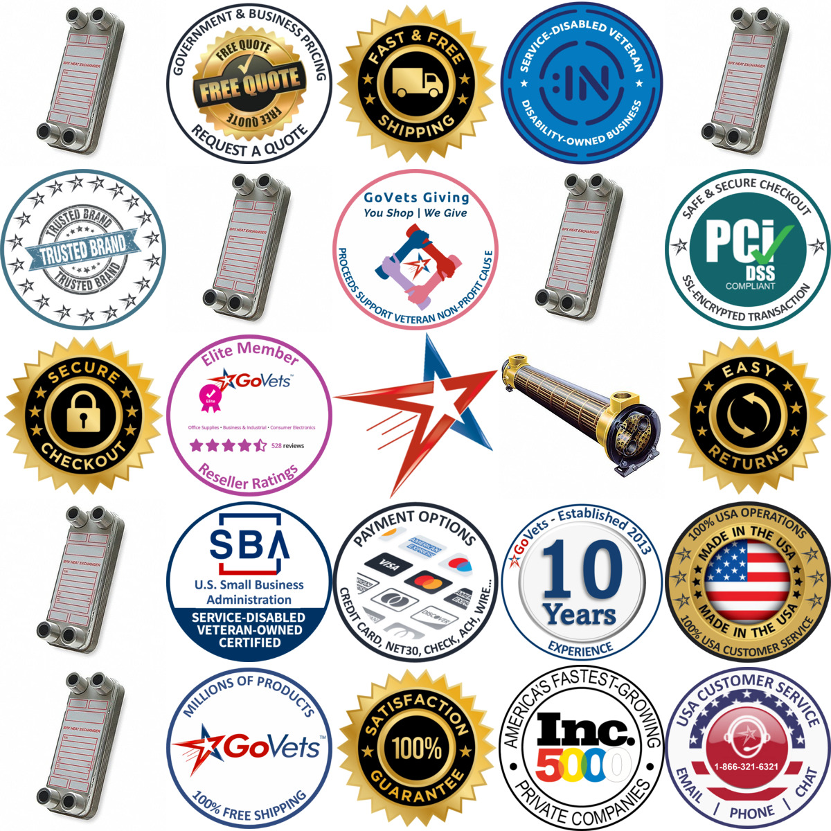 A selection of Heat Exchangers products on GoVets