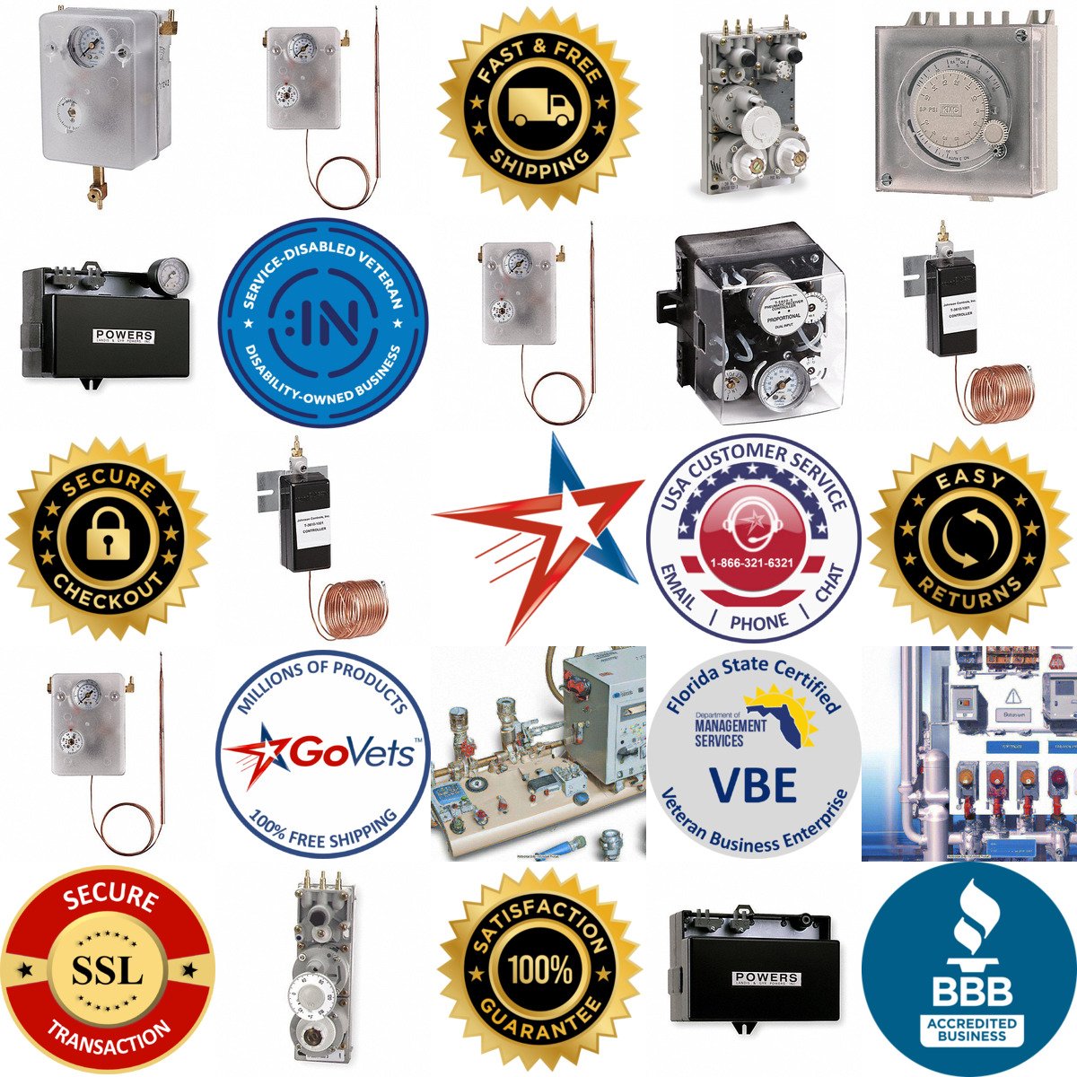 A selection of Pneumatic Controllers products on GoVets