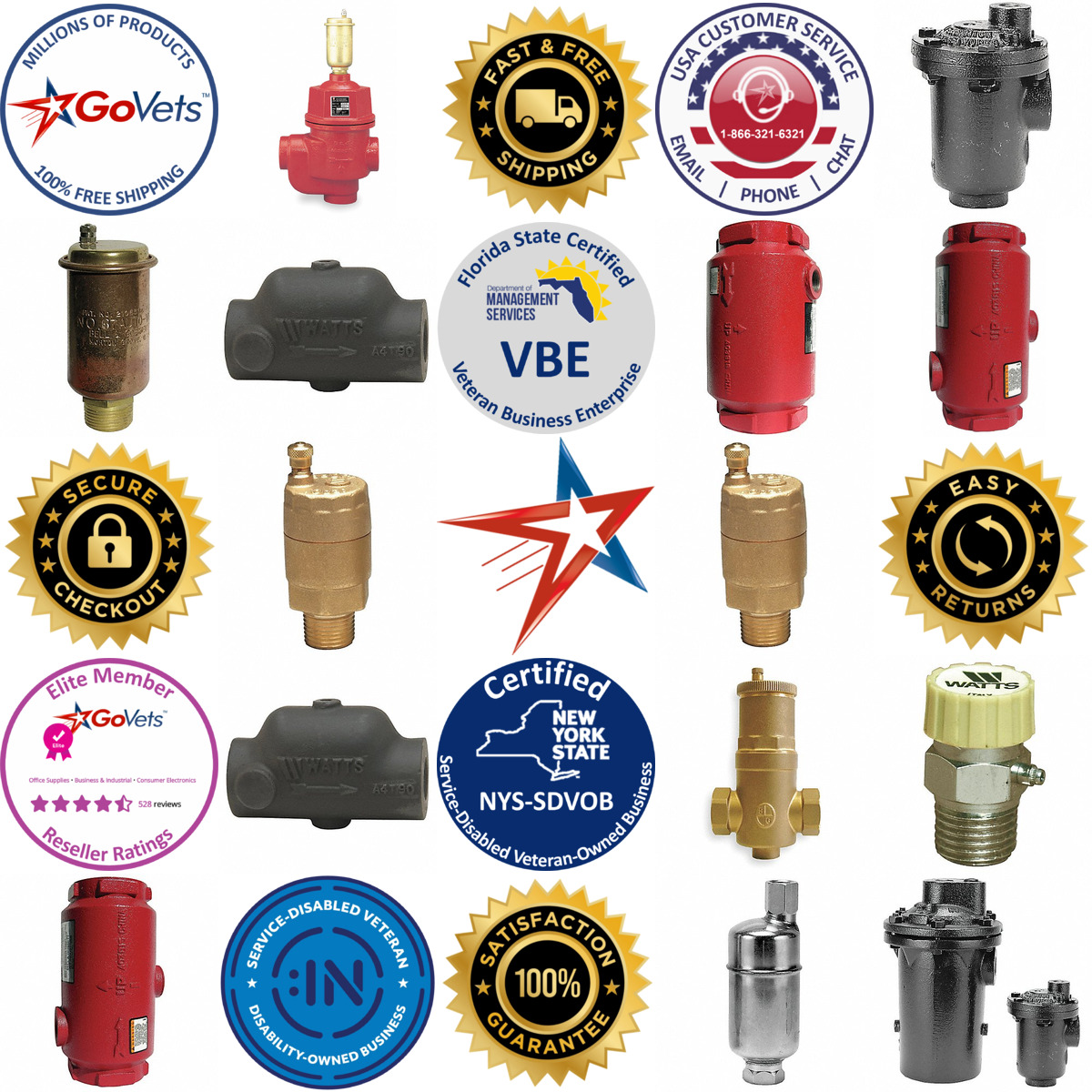 A selection of Air Vents products on GoVets