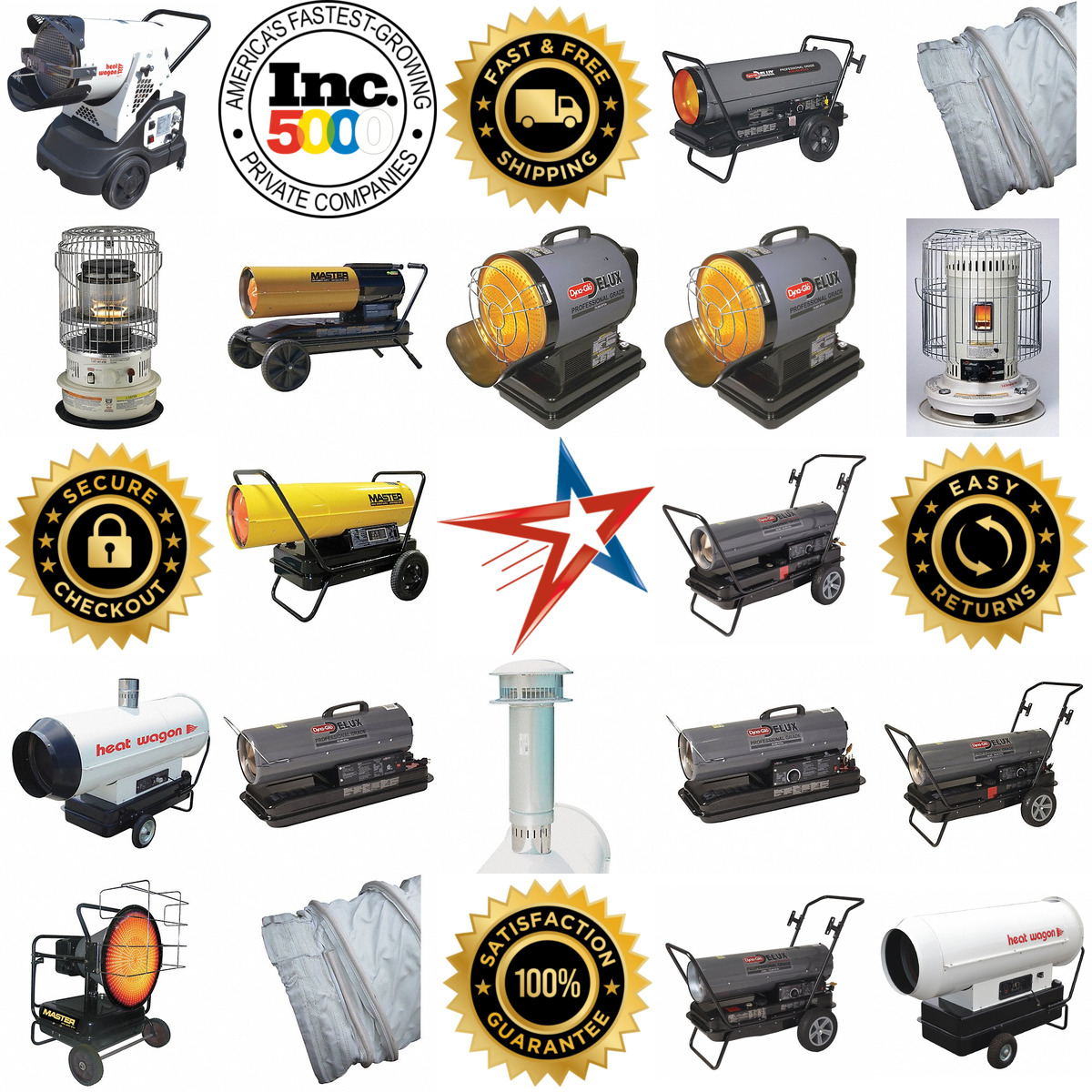 A selection of Oil and Kerosene Heaters and Accessories products on GoVets