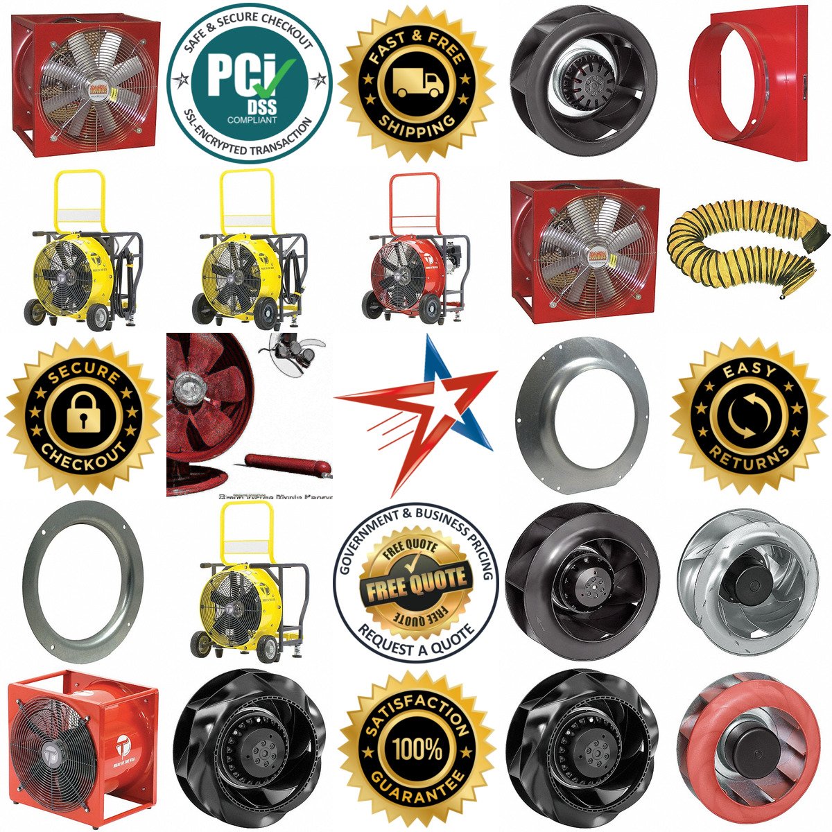 A selection of Specialty Fans and Accessories products on GoVets