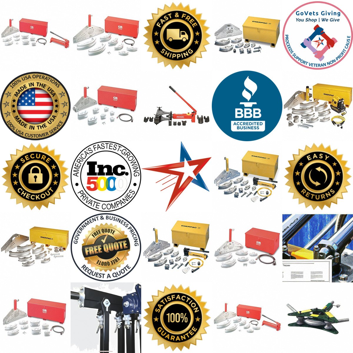 A selection of Hydraulic Pipe Benders products on GoVets