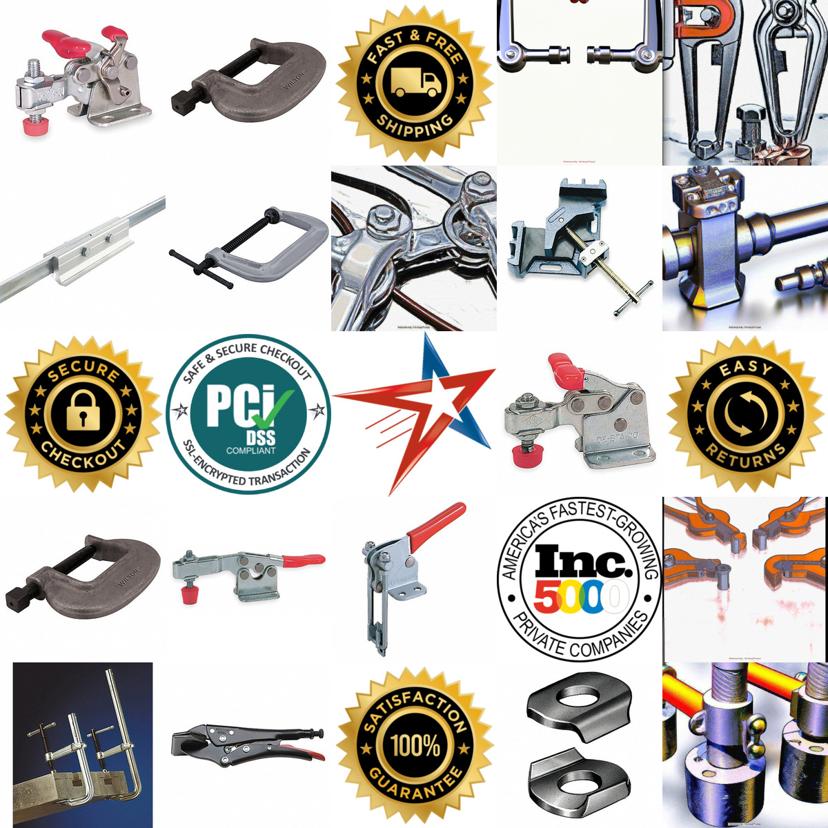 A selection of Clamps products on GoVets