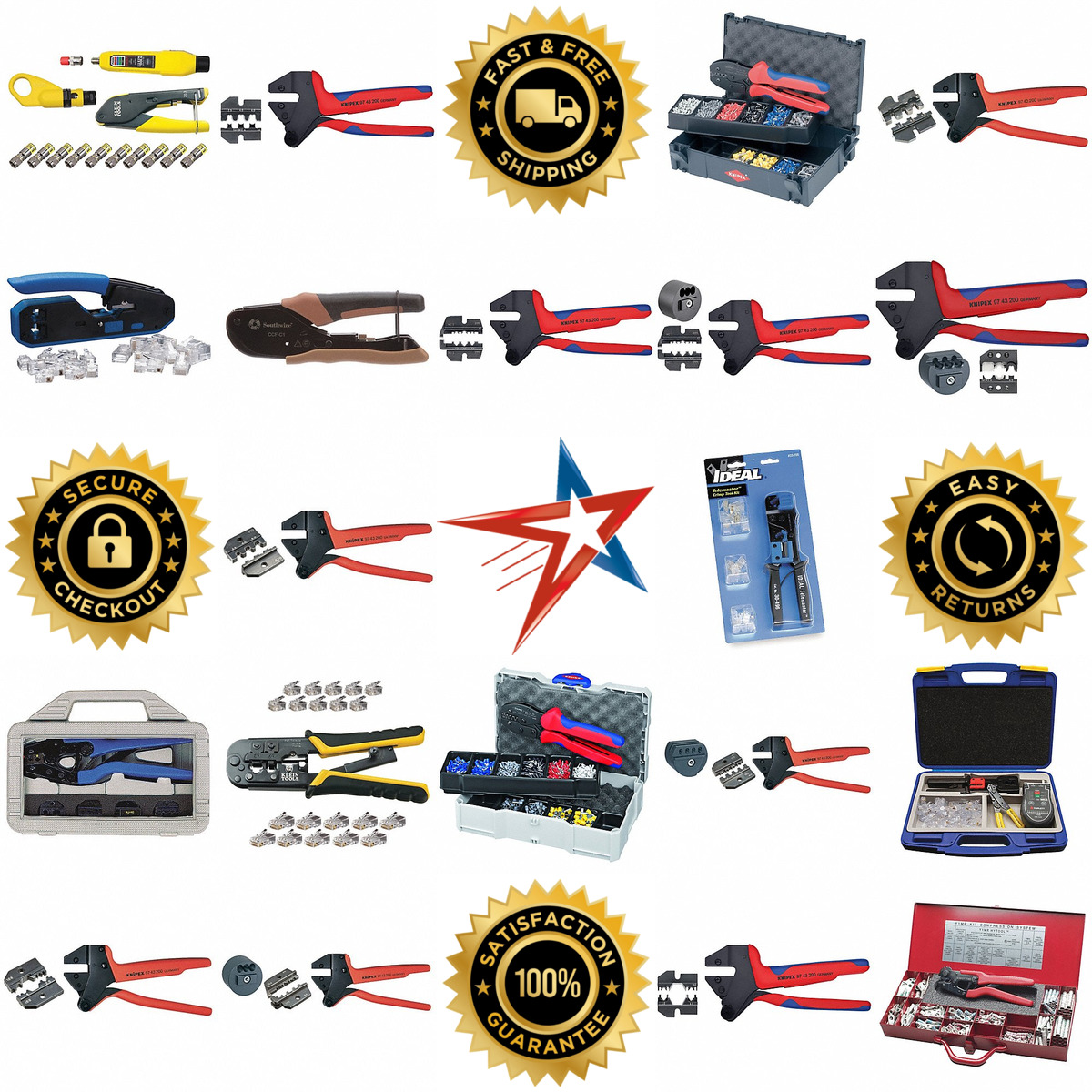 A selection of Hand Crimper Kits products on GoVets