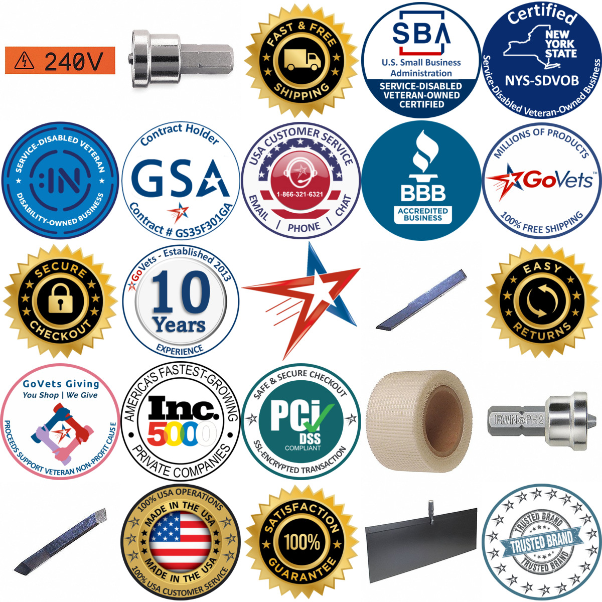 A selection of Drywall Specialty Tool Accessories products on GoVets