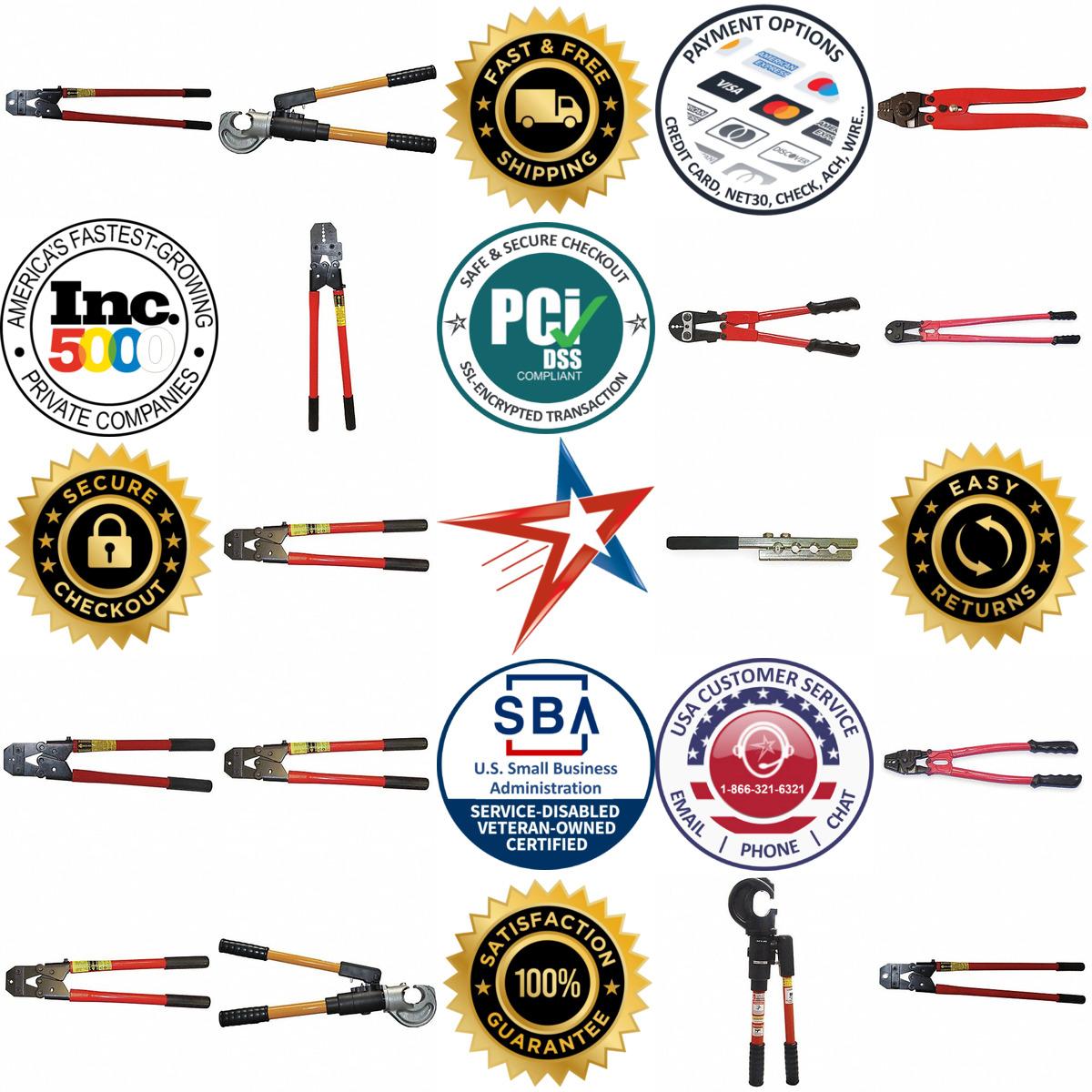 A selection of Hand Swaging Cable Tools products on GoVets