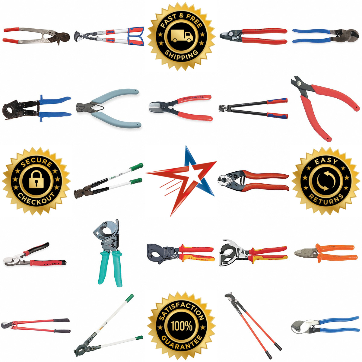 A selection of Cable and Wire Rope Cutters products on GoVets