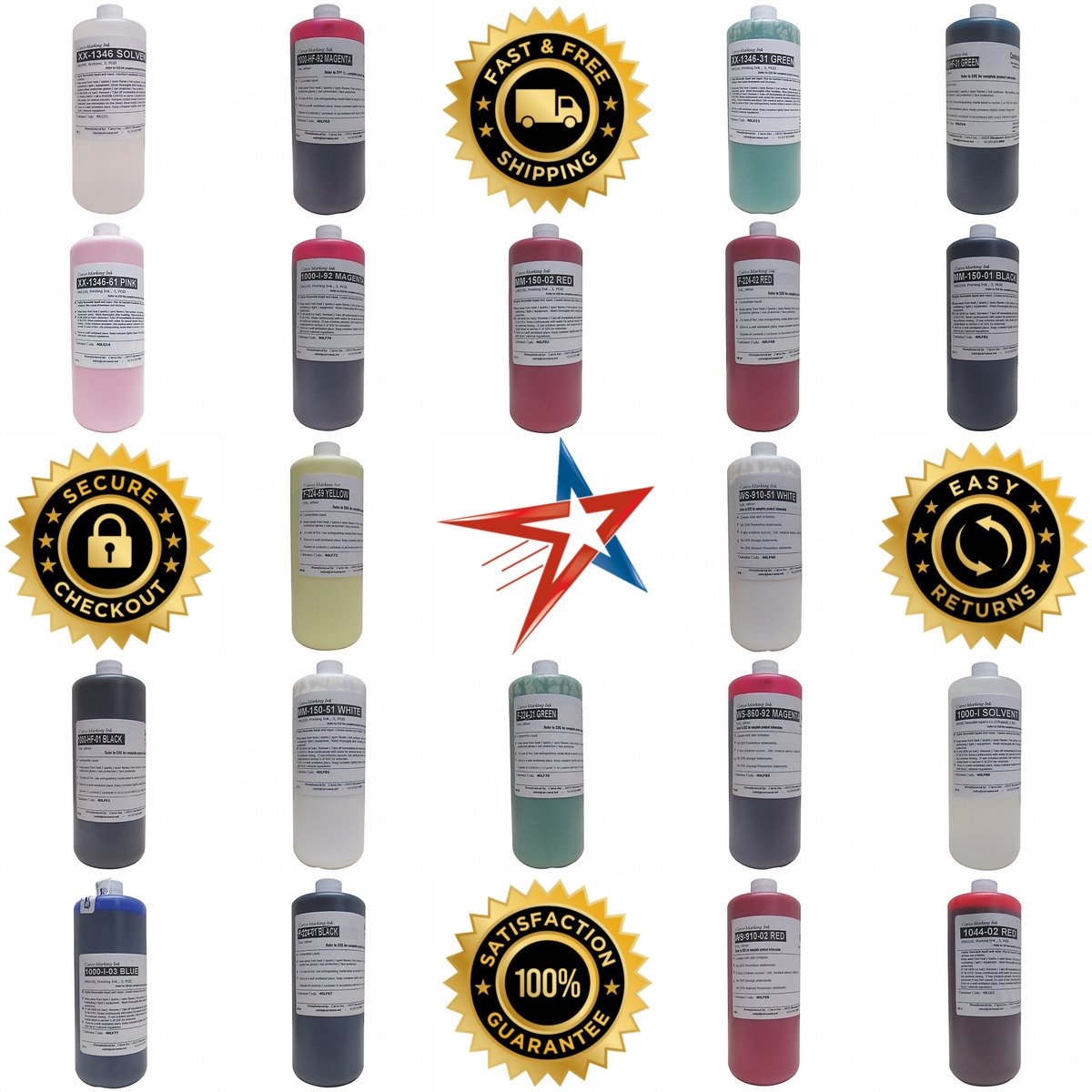 A selection of Marking System Inks and Solvents products on GoVets