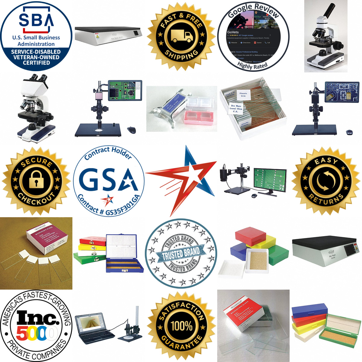 A selection of Microscopes products on GoVets