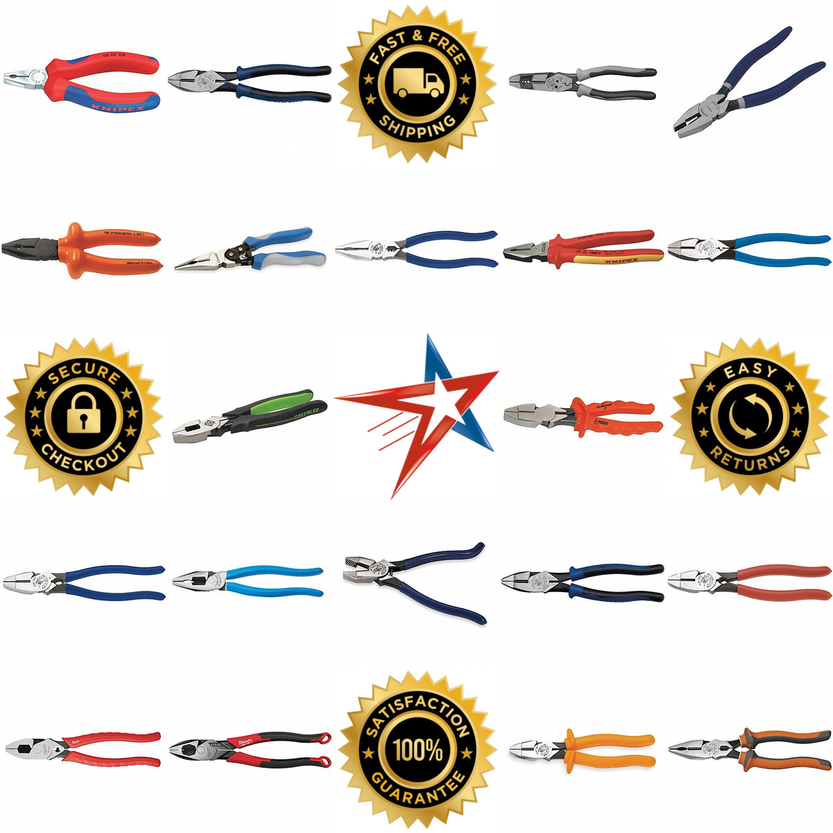 A selection of Lineman and Iron Workers Pliers products on GoVets